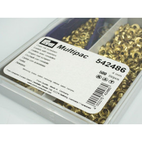 Eyelets + washers 4mm - Gold - PRYM