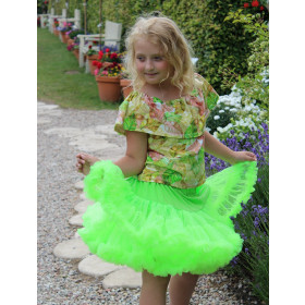 NEON YELLOW- chiffon tulle