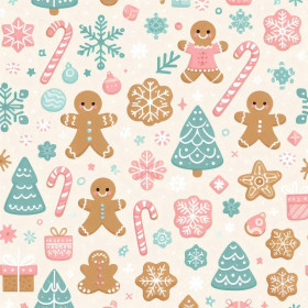 Pastel Christmas wz. 3 - light brushed knitwear