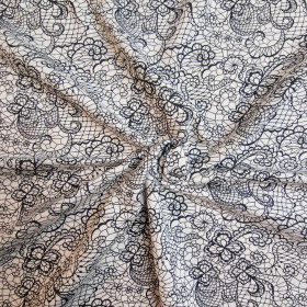 MEHNDI BLACK 2 - viscose knit fabric