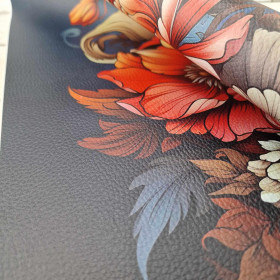 BOUQUET OF FLOWERS WZ.5 (46 cm x 50 cm) - thick pressed leatherette
