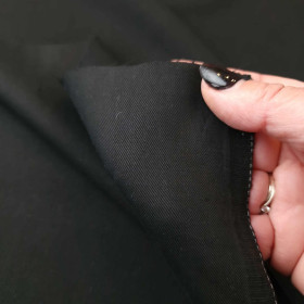 black - Tencel woven fabric