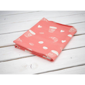 Paris Breakfast ( J'adore Paris) / peach - looped knit 