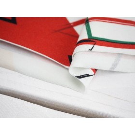 COLORFUL TRIANGLES - single jersey with elastane TE210