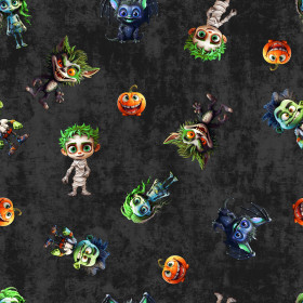 Cute Halloween wz. 7 - brushed knitwear with elastane ITY