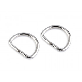 D-ring width 20 mm - nickel