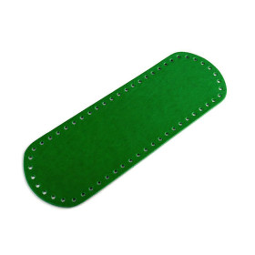 Handbag Bottom 10x30 cm -   green