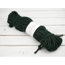 Strings cotton hank 8mm - BOTTLE GREEN