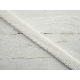 Flat String, width 8 mm -  white