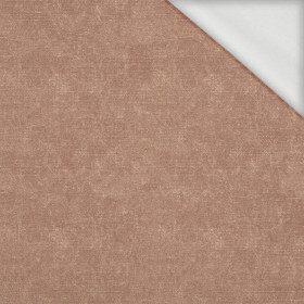 ACID WASH Mocha Mousse - looped knit fabric