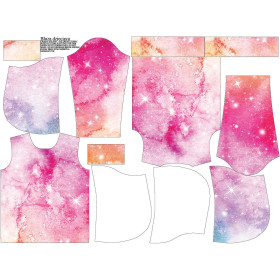 KID'S HOODIE (ALEX) - WATERCOLOR GALAXY PAT. 5 - sewing set