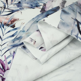 WATERCOLOR LEAVES 2.0 - looped knit 