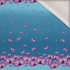 ANIMALS CRACKED wz.1 (FLOWERS) - brushed knitwear with elastane ITY