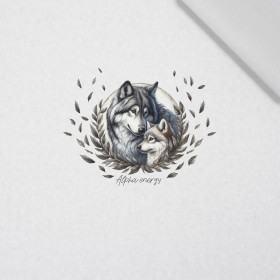 CUTE ANIMALS wz.17 - panel (60cm x 50cm)  Cotton woven fabric