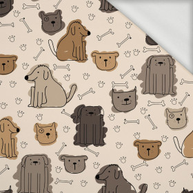 PASTEL ANIMALS WZ.1 - looped knit fabric