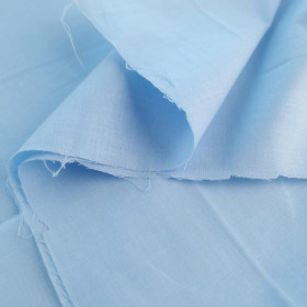 BABY BLUE - Cotton woven fabric