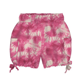 KID`S PUMPY SHORTS - BATIK pat. 2 / fuchsia - sewing set