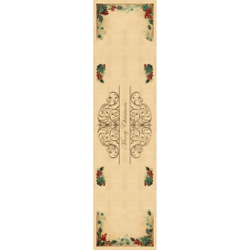 TABLE RUNNER PANEL - Merry Christmas - sewing set