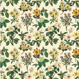 BOTANICAL GARDEN wz.1 - Woven Fabric for tablecloths