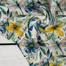 Butterfly & Flowers wz.8 - Crepe