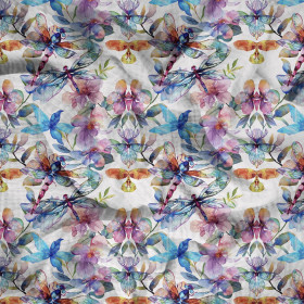 Butterfly & Flowers wz.16 - Cotton muslin
