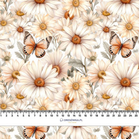 Butterfly & Flowers wz.4- Upholstery velour 