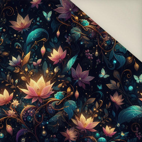 Butterfly & Flowers wz.6- Upholstery velour 