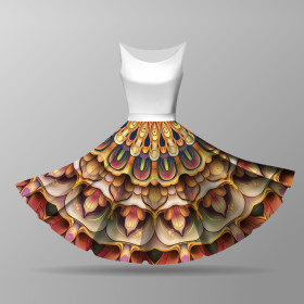 COLORFUL MANDALA PAT. 5 -  big circle skirt panel 