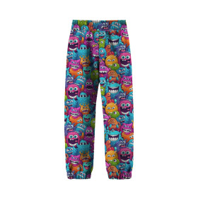 CHILDREN'S SOFTSHELL TROUSERS (YETI) - CRAZY MONSTERS PAT. 3 - sewing set