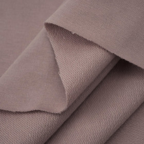 CAFE LATTE - looped knitwear with elastan 