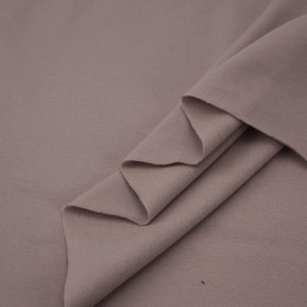 CAFE LATTE - looped knitwear with elastan 