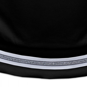Kid’s blouse with transfer rhinestones "KATE" - black 122-128 - sewing set