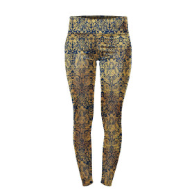 SPORTS LEGGINGS - MAGIC DAMASCO pat. 1 (MAGIC SCHOOL) / gold 