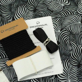 Women’s boardshorts - ZEBRA LEAVES - sewing set