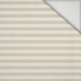 STRIPES 1x1 - acid ecru / acid beige  - lycra 300g