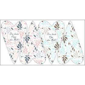 DECORATIVE HEARTS - PASTEL LEAVES DE