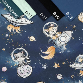 SPACE CUTIES pat. 6 (CUTIES IN THE SPACE) - looped knit fabric