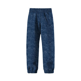 CHILDREN'S SOFTSHELL TROUSERS (YETI) - ACID WASH / dark blue