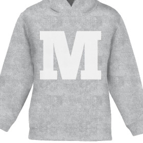 KID'S HOODIE (ALEX) - "M" / acid wash light grey - sewing set