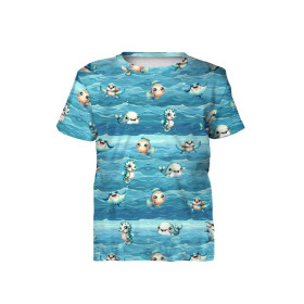 SEA ANIMALS PAT. 1 - Waterproof woven fabric