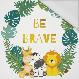 BE BRAVE (WILD & FREE) - panel Waterproof woven fabric