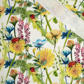 LADYBIRDS IN THE MEADOW (IN THE MEADOW) - single jersey with elastane 
