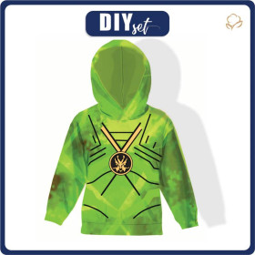 GREEN NINJA HOODIE (ALEX) - sewing set