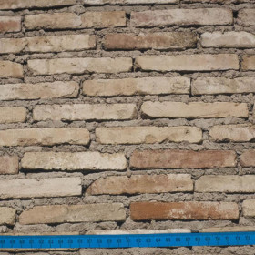 BRICK pat. 2 (PHOTOGRAPHIC BACKGROUND) - Waterproof woven fabric