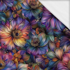 COLORFUL FLOWERS pat. 1- single jersey with elastane ITY