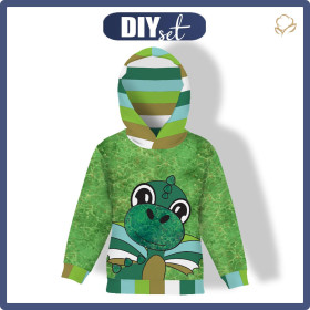 KID'S HOODIE (ALEX) - DRAGON DINO - sewing set