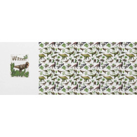 DINO PLANTS - SINGLE JERSEY PANORAMIC PANEL 
