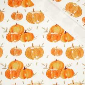 PUMPKINS pat. 5 (PUMPKIN GARDEN) - looped knit fabric