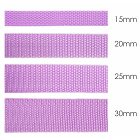 Webbing tape - VIOLET / Choice of sizes