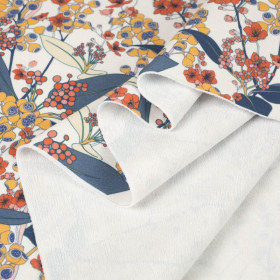 JAPANESE GARDEN pat. 4 (JAPAN)  - looped knit fabric